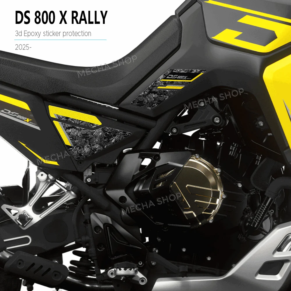 

Для мотоциклов Voge 800DSX DS800X 2025: Водонепроницаемые наклейки на бак, комплект 3D-наклеек из смолы, защитные стикеры