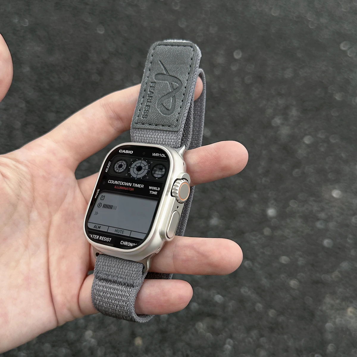 Nylon Leather Strap For Apple Watch S10 46mm 42 45mm 41 Band 38/40/44/49mm Bracelet Trail Loop For iWatch Ultra 9 8 7 6 5 3 4 SE image 4