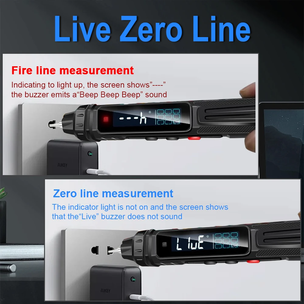 MUSTOOL MT005PRO قلم متعدد رقمي نوع 4000 التهم المهنية متر عدم الاتصال السيارات التيار المتناوب/تيار مستمر الجهد أوم ديود تستر
