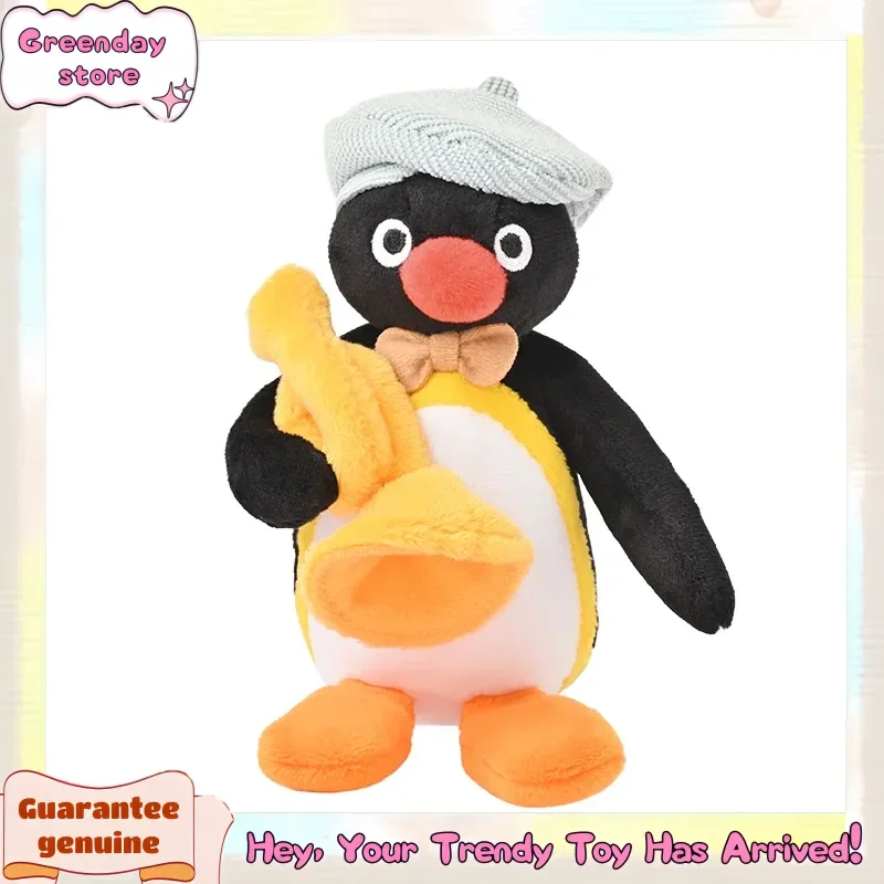 New Pingu Plush Keychains Music Series Toy Doll Bag Decoration Gift Penguin Animal Anime Peripheral Children Halloween Toys Gift