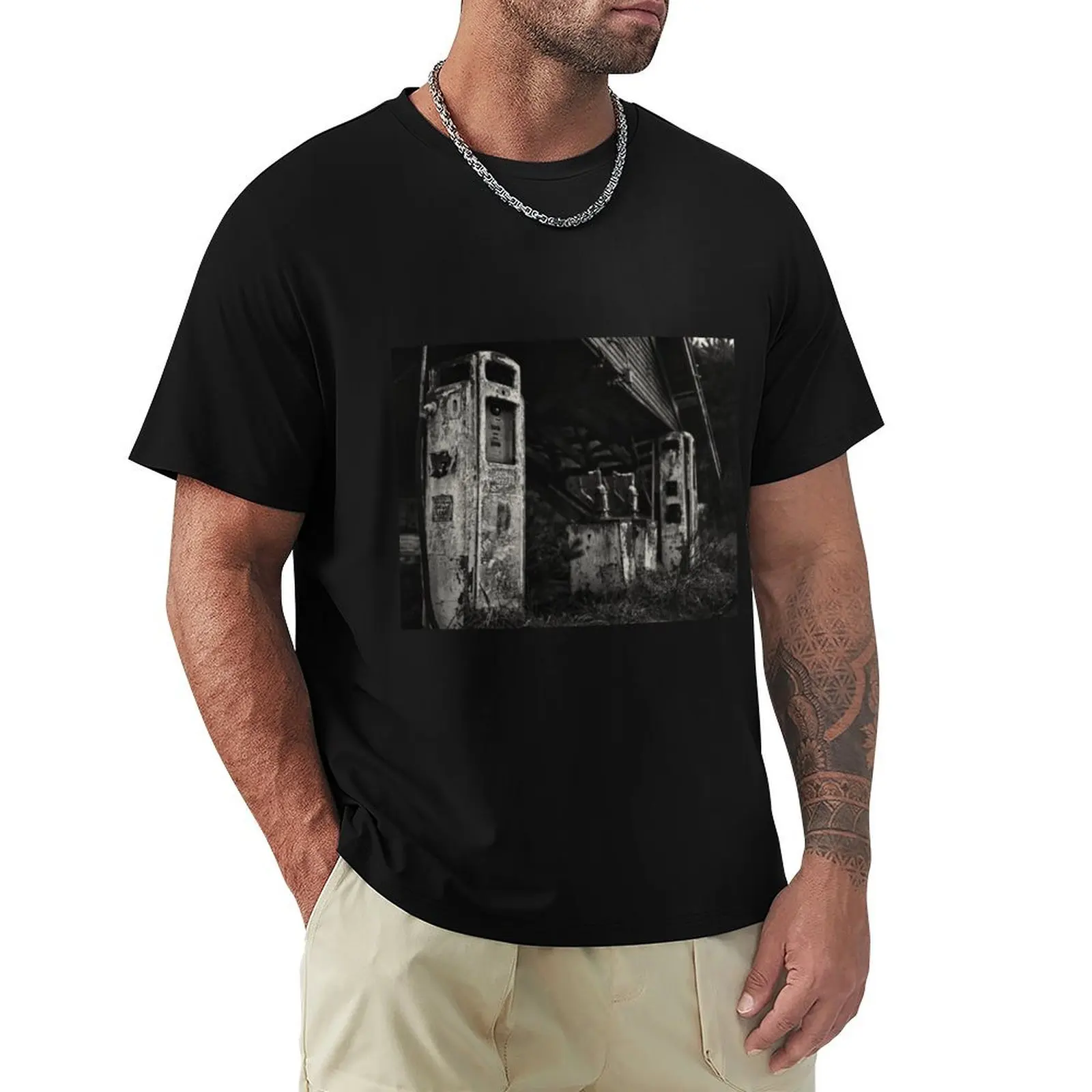 

Old Gas Pumps T-Shirt Clothing funny costumes T-shirt men