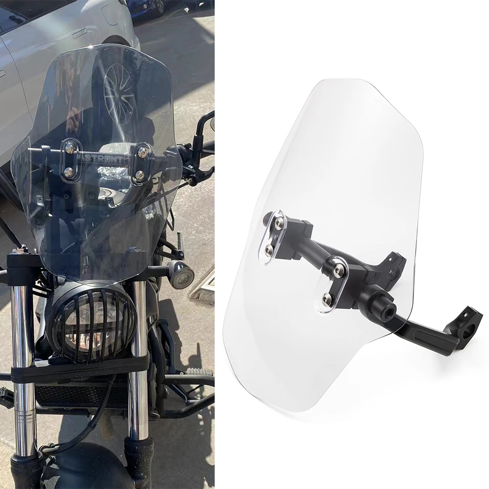 Universal Windshield Motorcycle Large WindScreen 7/8