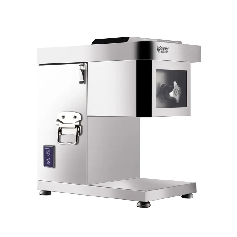 Fatiador de carne elétrico multifuncional, 1500W, alta potência, aço inoxidável, grande, comercial