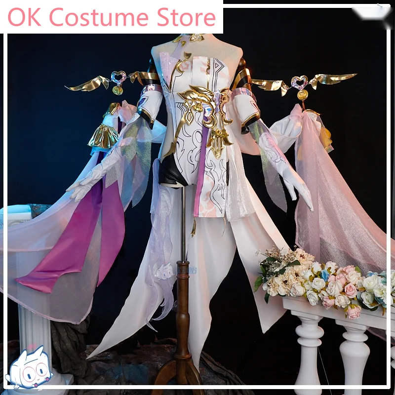 3D-Spiel Honkai Impact 3 Cosplay Elysia Hirscher des Menschen: Ego Kleidung Accessoires setzt Mädchen Overall Kleider Anime Prop Kostüm