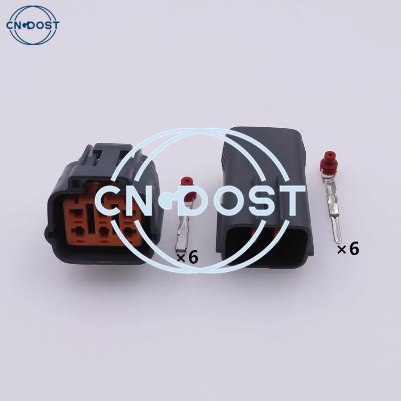 1 Set 6 Pin Automotive Socket Accelerator Pedal Position Sensor Connector Throttle Pedal Plug AC Assembly 6195-0021 6195-0024