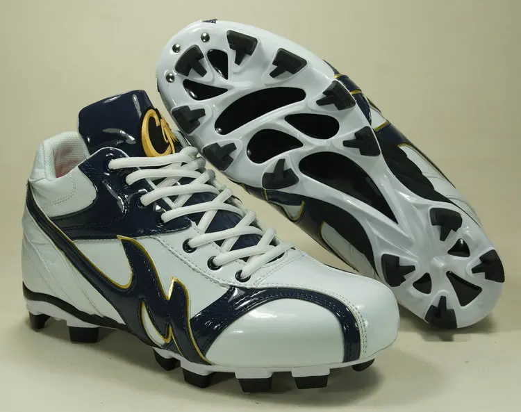 

Бейсбольные кроссовки средней высоты с жесткими резиновыми шипами, противоскользящие, для игры на газоне и грунтовых полях