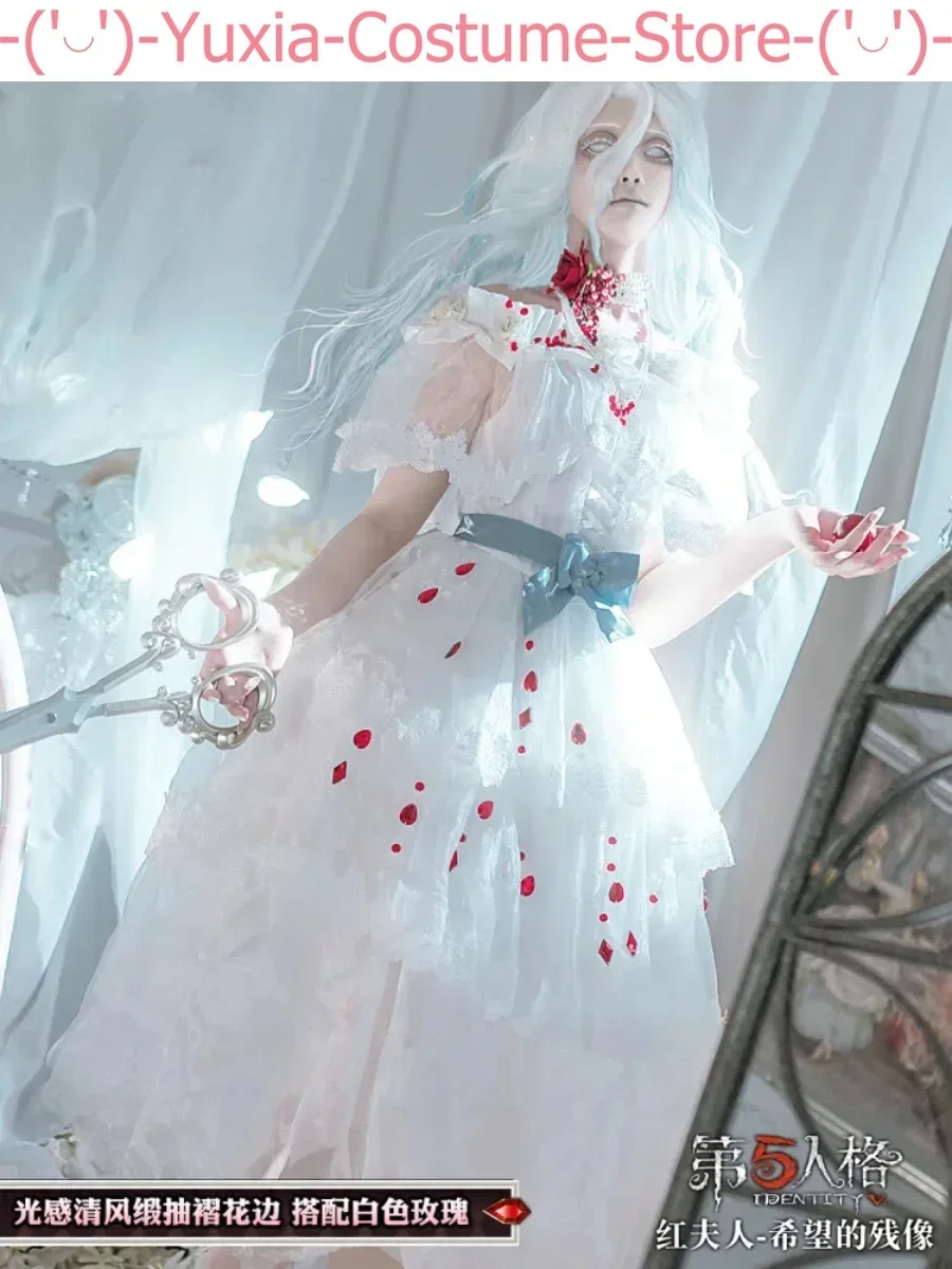 

Identity V Marie The Red Lady Afterimage Of Hope Dress Cosplay Costume Cos Game Anime Party Uniform Hallowen Play Role Clothes