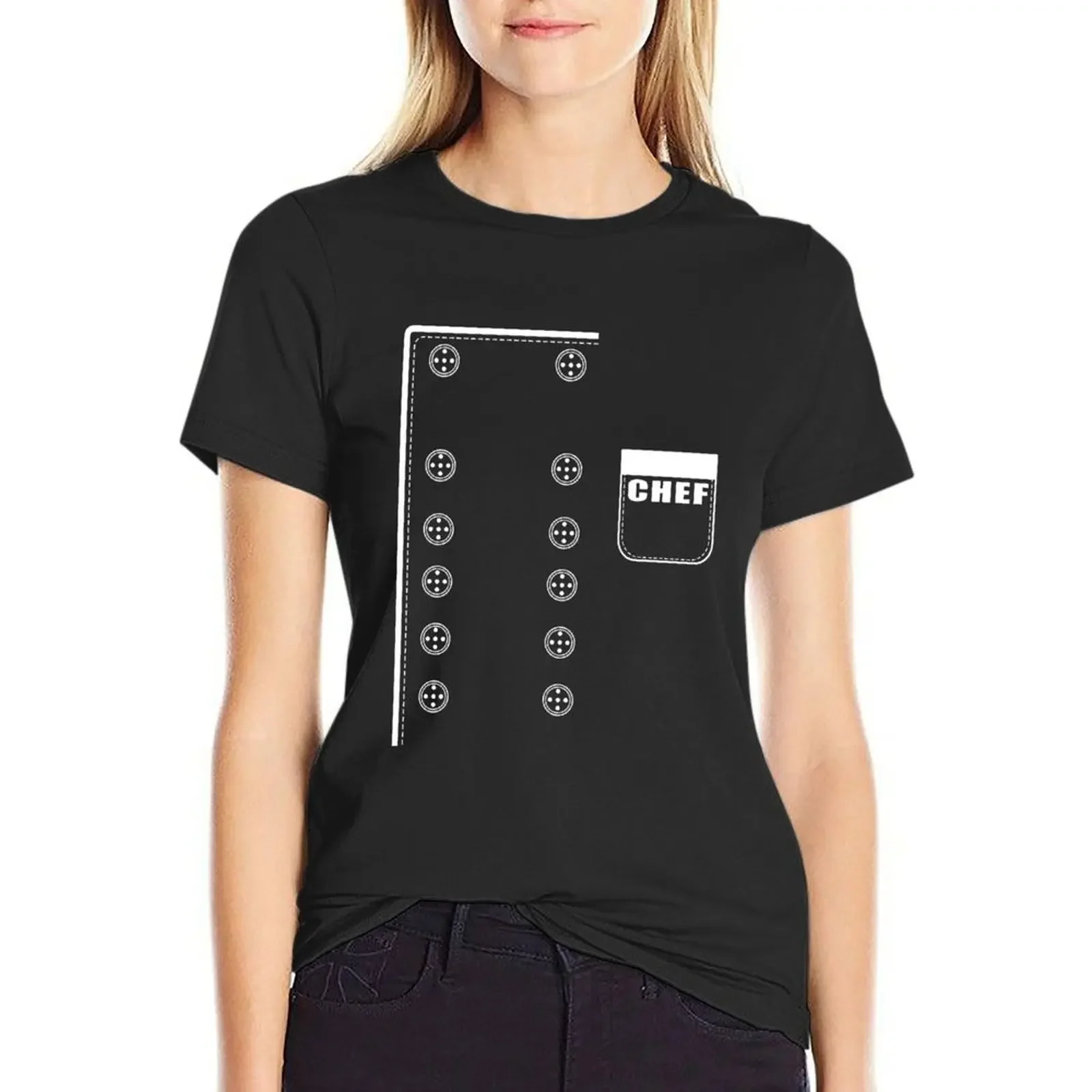 

Chef Chef's Coat-4500 T-Shirt Blouse hippie clothes tops Women