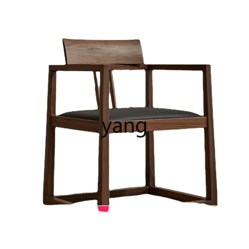 

CX New Chinese Style Solid Wood round-Backed Armchair Tea Room Master Chair Tea Armrest Armchair Armchair Palace Chair