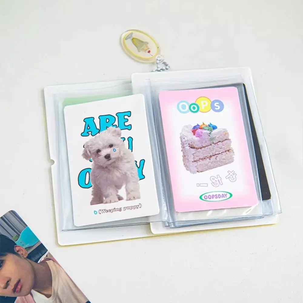 Photo Card Sleeve Mini Photocard Binder Two-sided Collect Case Card Protection Collection Book American Style Organ Book