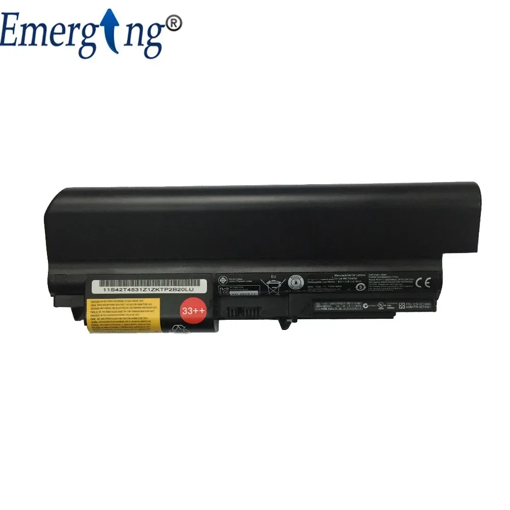 9Cells 85Wh New  Original  Laptop Battery for lenovo IBM Thinkpad T61 R400 R61 R61i T400 43R2499 42T4644 42T4531