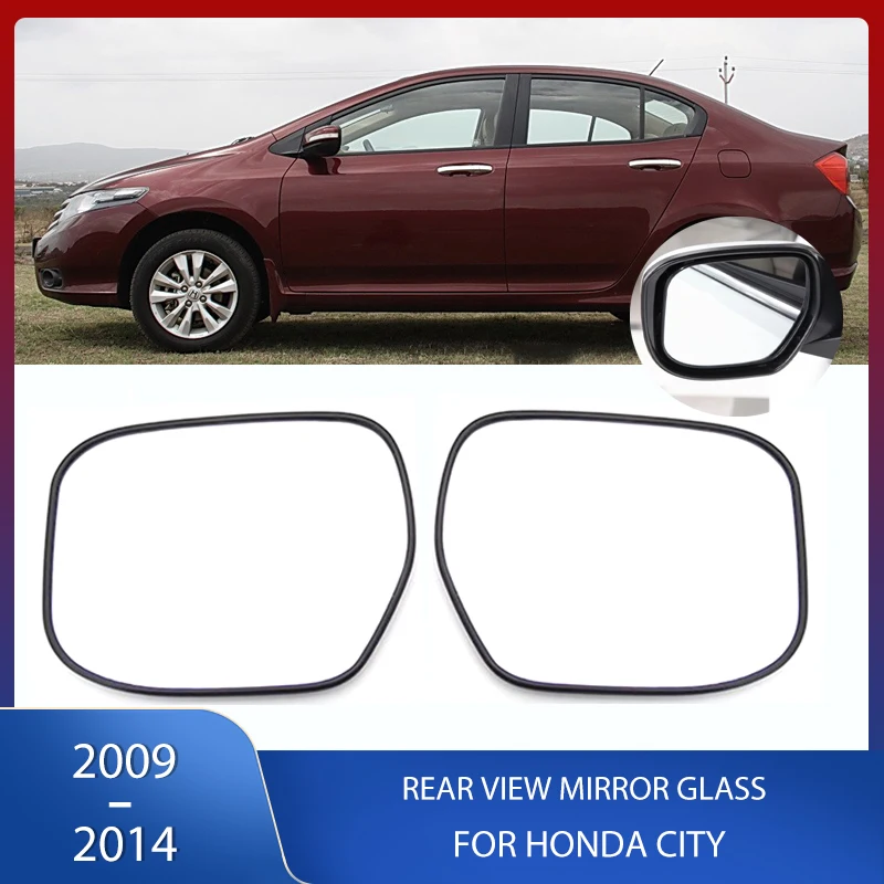 Car Side Rearveiw Mirror Glass Lens No Heated For Honda City Crider 2009 2010 2011 2012 2013 2014 76203TM0T01 76253TM0T01