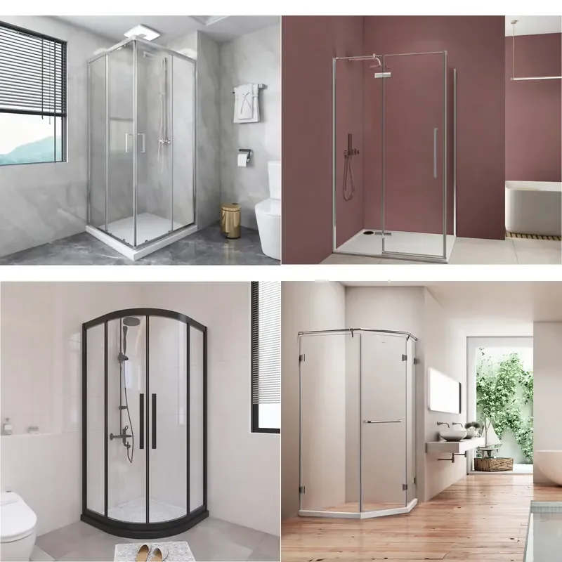 for Partner Tempered Glass Bathroom Shower Room Wet Steam Enclosure China Factory Steam Shower Cabin