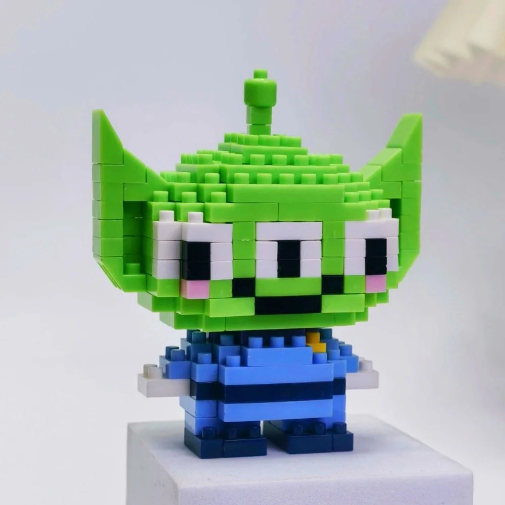 Disney-Stitch Blocos de Construção, Princesa Elsa, LinaBell, Mickey Mouse, Pato, Mini Figuras de Ação, Montar Brinquedos, Brick Kids Gifts