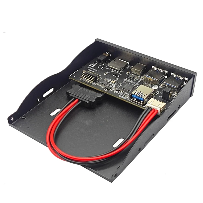 USB Front Panel HUB 5Gbps 2 X USB3.0 + 1 X TYPE-C + TF/SD + HD AUDIO 3.5Mm Earphone Jack Mic Adapter For Desktop