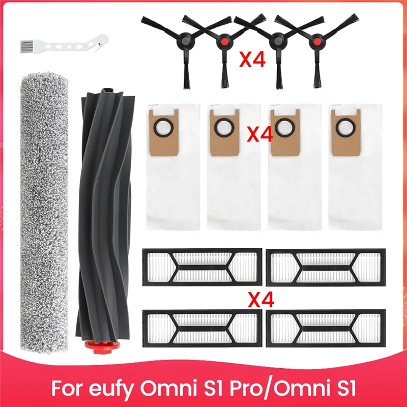

A50Q-Accessories Kit For Eufy Omni S1 Pro/Omni S1 1Robot Vacuum Cleaner Replacement Parts