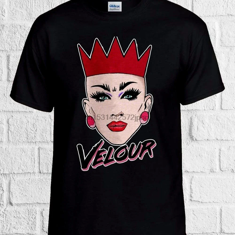 

Sasha велюровая футболка с надписью Rupaul Drag Race для мужчин и женщин, унисекс, топ без боли, без усиления 1984