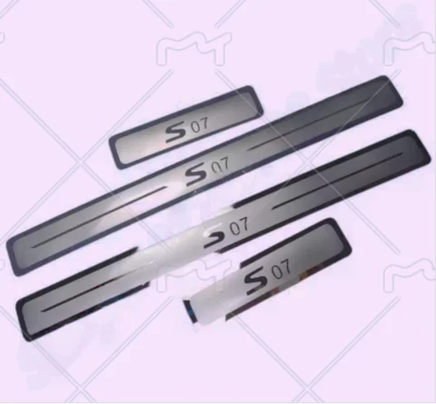 Для SOUEAST S07 2024 2025 аксессуары из нержавеющей стали, накладка на порог автомобиля, Стайлинг