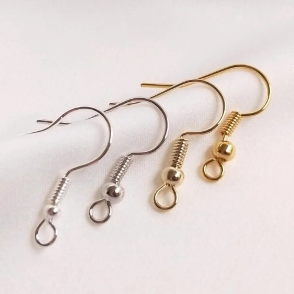 

Copper Earrings 14K 18K Gold Color Ear Hook Accessories Handmade DIY Ear Jewelry Earrings Handmade Materials