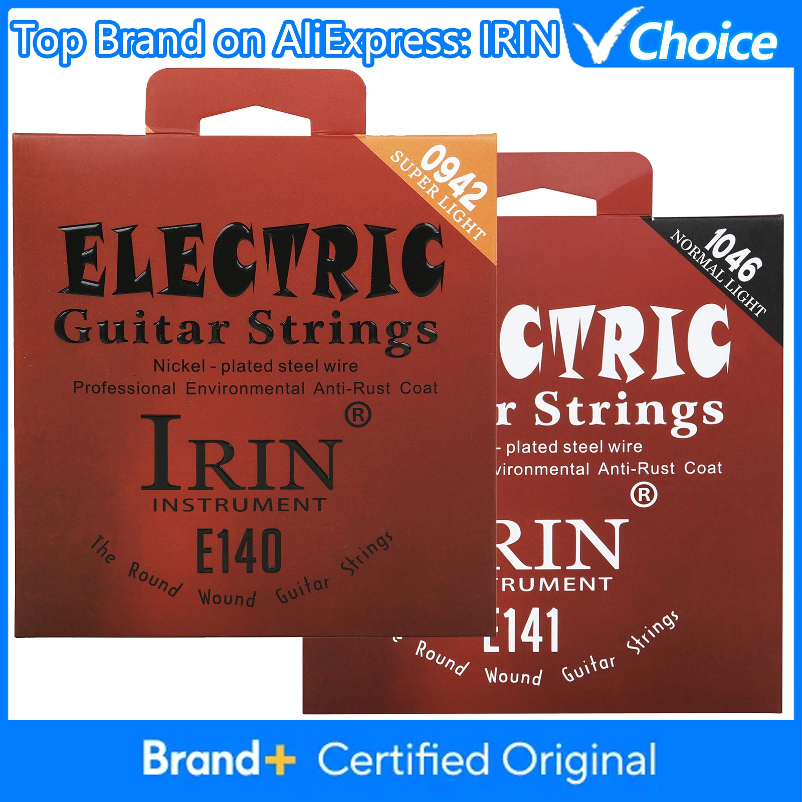 IRIN E-Gitarre Saiten High Carbon Legierung Nickel Stahl Wrap Professionelle Anfänger Instrumentierung Saiten Gitarre Teile