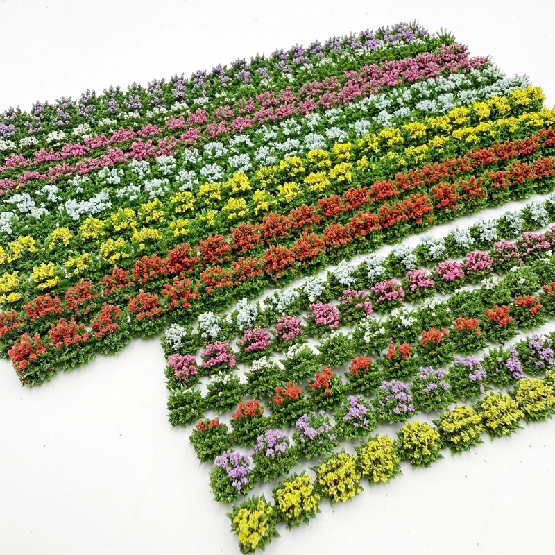 

1/6Pcs Static Grass Tufts Model Railway Wargame Scenery Railroad Modelling Diorama Miniature Building Sand Table Model