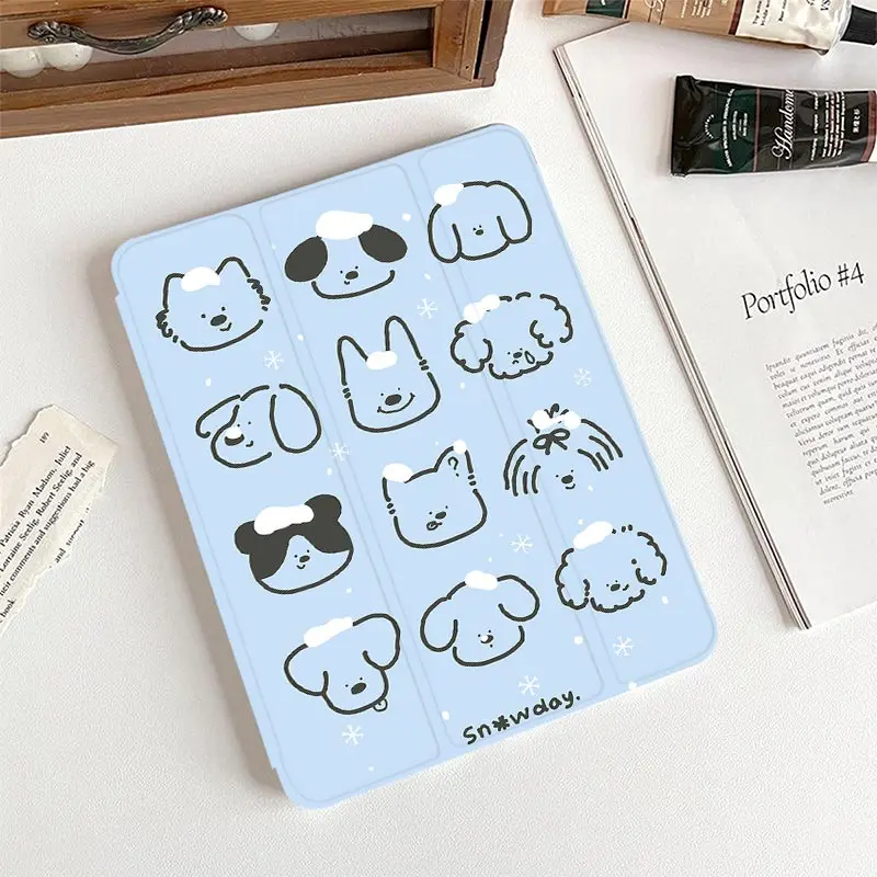 Tri-fold Protective Case For Samsung S10 S9 12.4 inch Tab A11 A9 8.7
