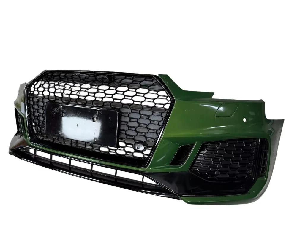 The New High-quality RS4 8W Front Bumper, Body Guard, Grille Bracket, air Guide and air Intake Trim Blacked-out Version for