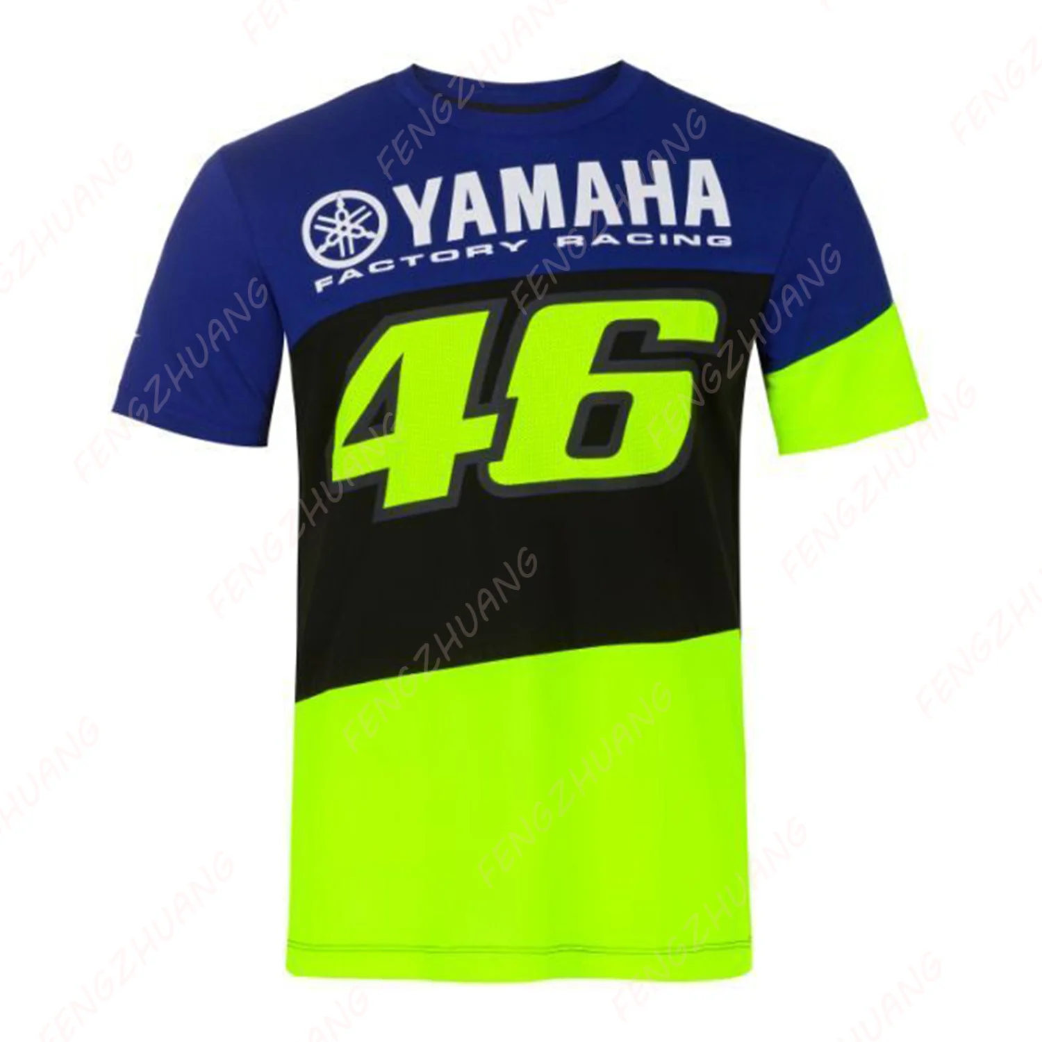 Rossi Yamaha 46 T-Shirt Unisex daily outdoor sports quick dry Casual Wear loose Round Neck comfortable fashion T-Shir