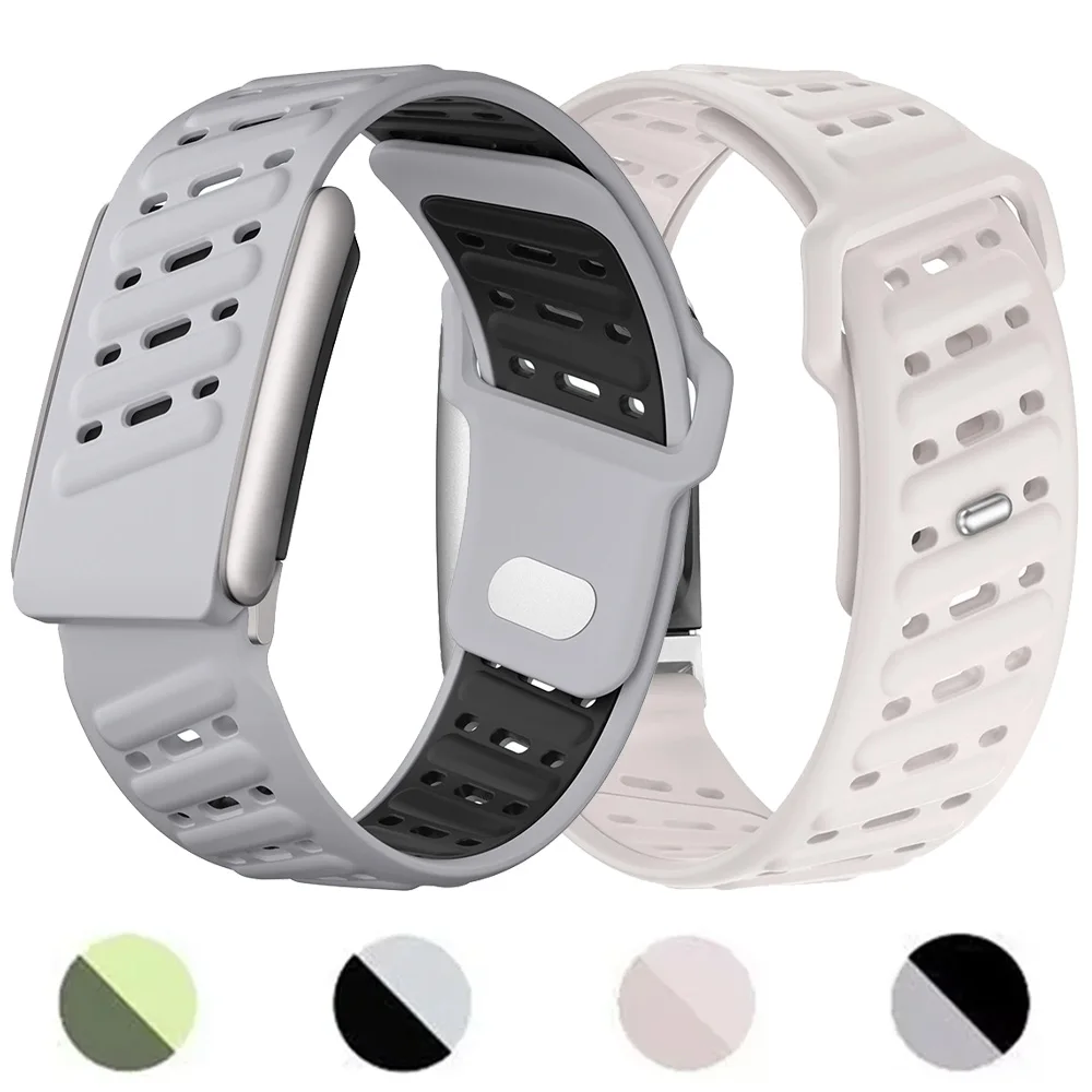 

Официальный двухцветный силиконовый ремешок для Whoop 5,0, спортивный регулируемый браслет, защитный браслет, трекер Whoop 5,0, аксессуар для MG Band