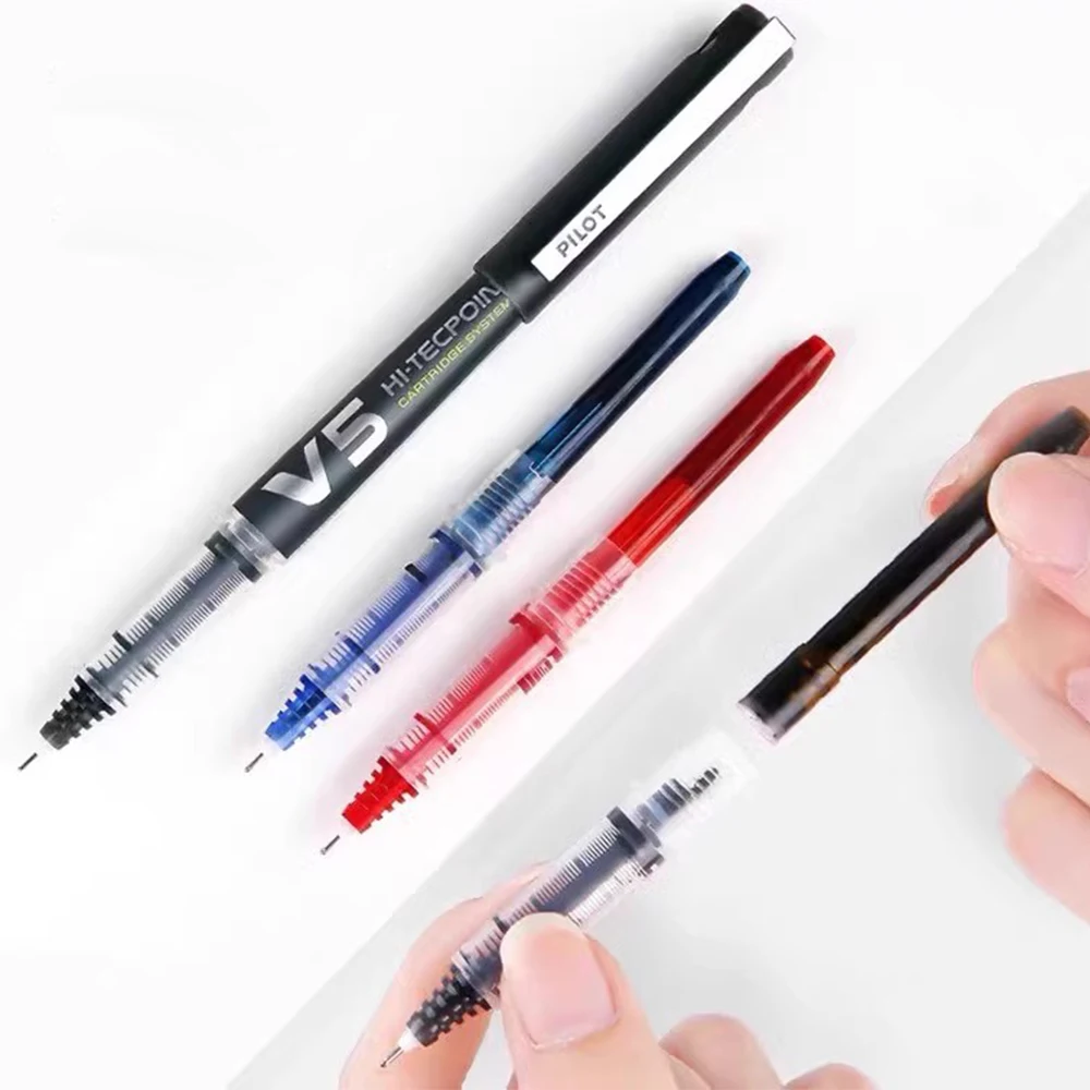 Japan Pilot HI-TECPOINT Gel Pen BXC-V5/V7 0.5mm/0.7mm can replace Ink Cartridge Needle Extra Fine point Liquid office
