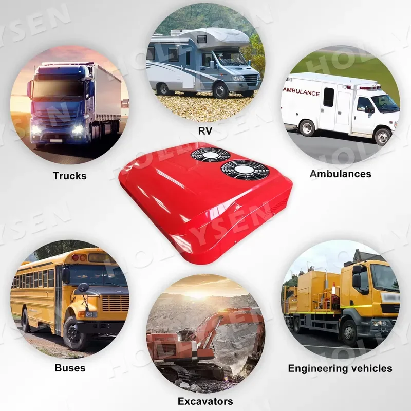 Roof Mounted Air Conditioner for Portable Electric 12V Truck Parking Roof Top Cooling System Direct from Manufacturer view 3