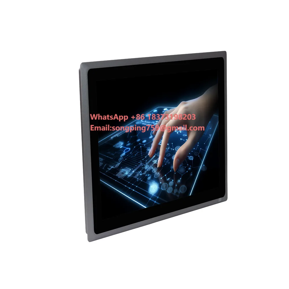 All-in-One Industrial Control Machine 19 Inch I5 4300U Embedded Capacitive Touch Screen Industrial Computer 8GB RAM 64GB SSD