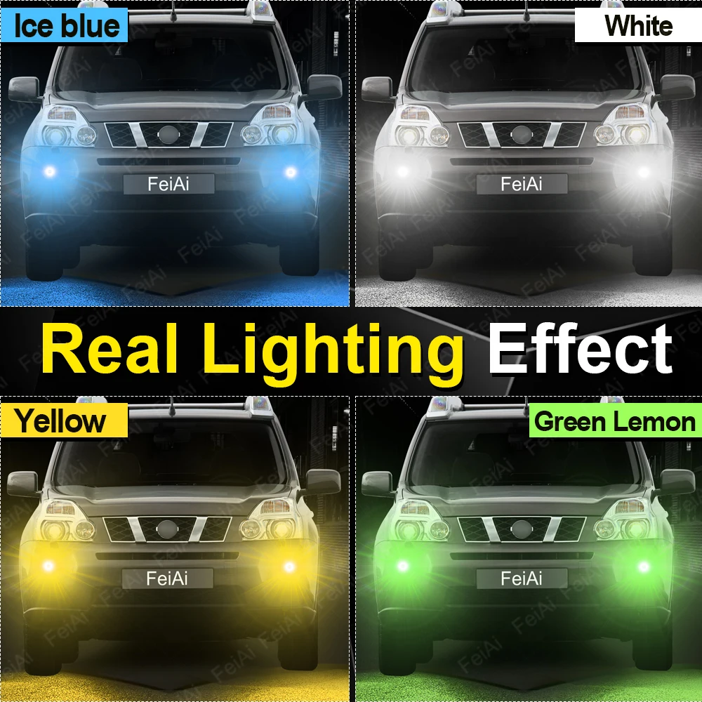 For Nissan X-Trail XTrail T30 T31 T32 Fog Lights LED Front Fog Light 2003-2021 X Trail Accessories 2012 2013 2014 2015 2016 2017