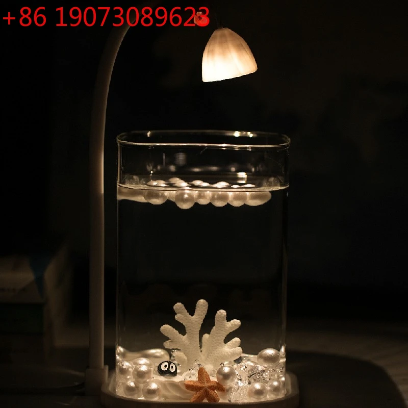 

Japanese Style Originality Living Room Ornament Aquariums Modern Mini Simplicity Aquariums Designer Pet Products Fishbowl HBHD