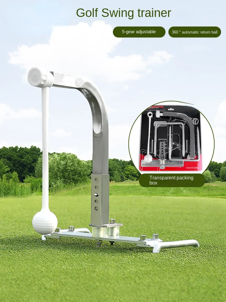 

Golf Floor Golf Swing Simulator Flat Golf Mat 360 ° Rotating Impact Trainer