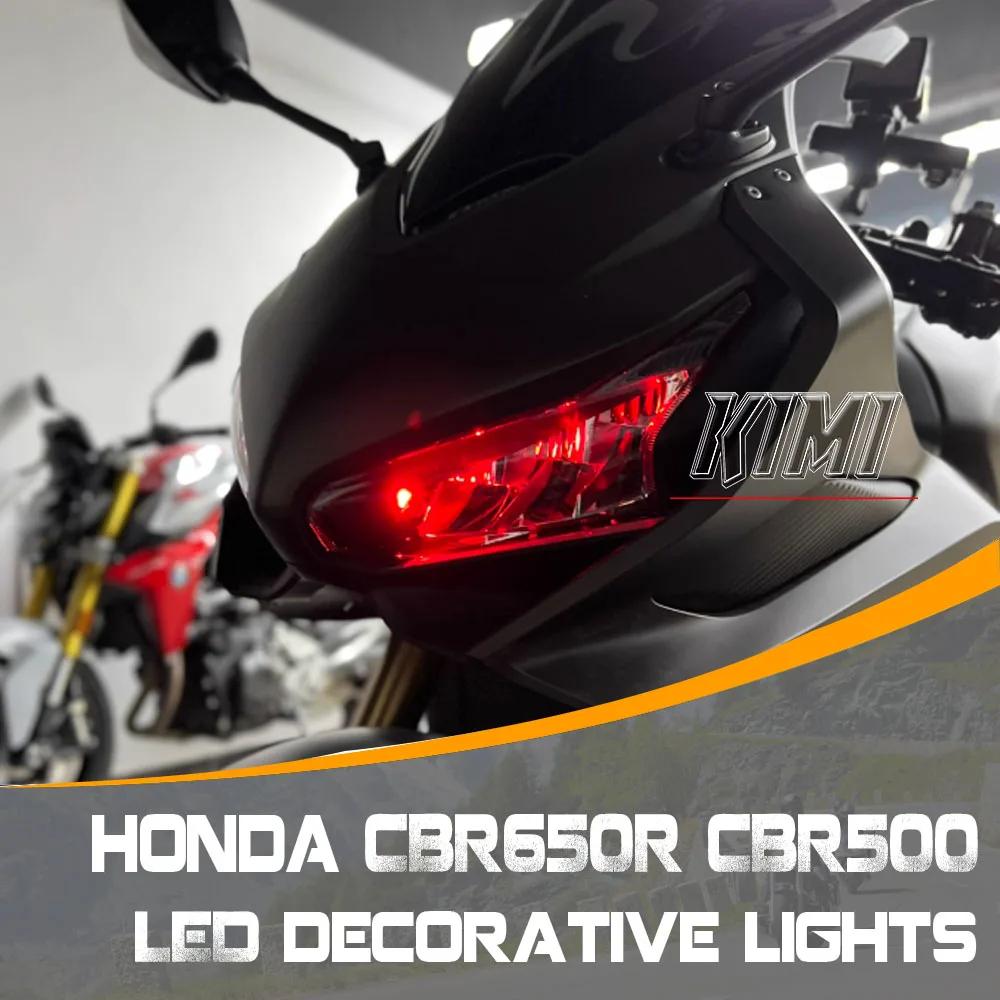 Für HONDA CBR650R CBR500 Motorrad LED Tagfahrlicht, dekorative Lichter, hohe Helligkeit, Modifikationszubehör