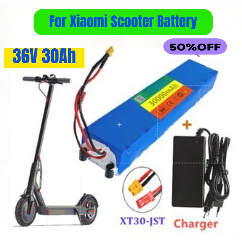 

For Xiaomi M365 36V 30Ah Scooter Battery Pack Electric Scooter BMS
