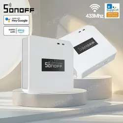 SONOFF RF Bridge R2 WiFi 433 МГц, сменный шлюз, автоматический переключатель для умного дома Smart Domotica WiFi, удаленный Радиоконтроллер концентратор