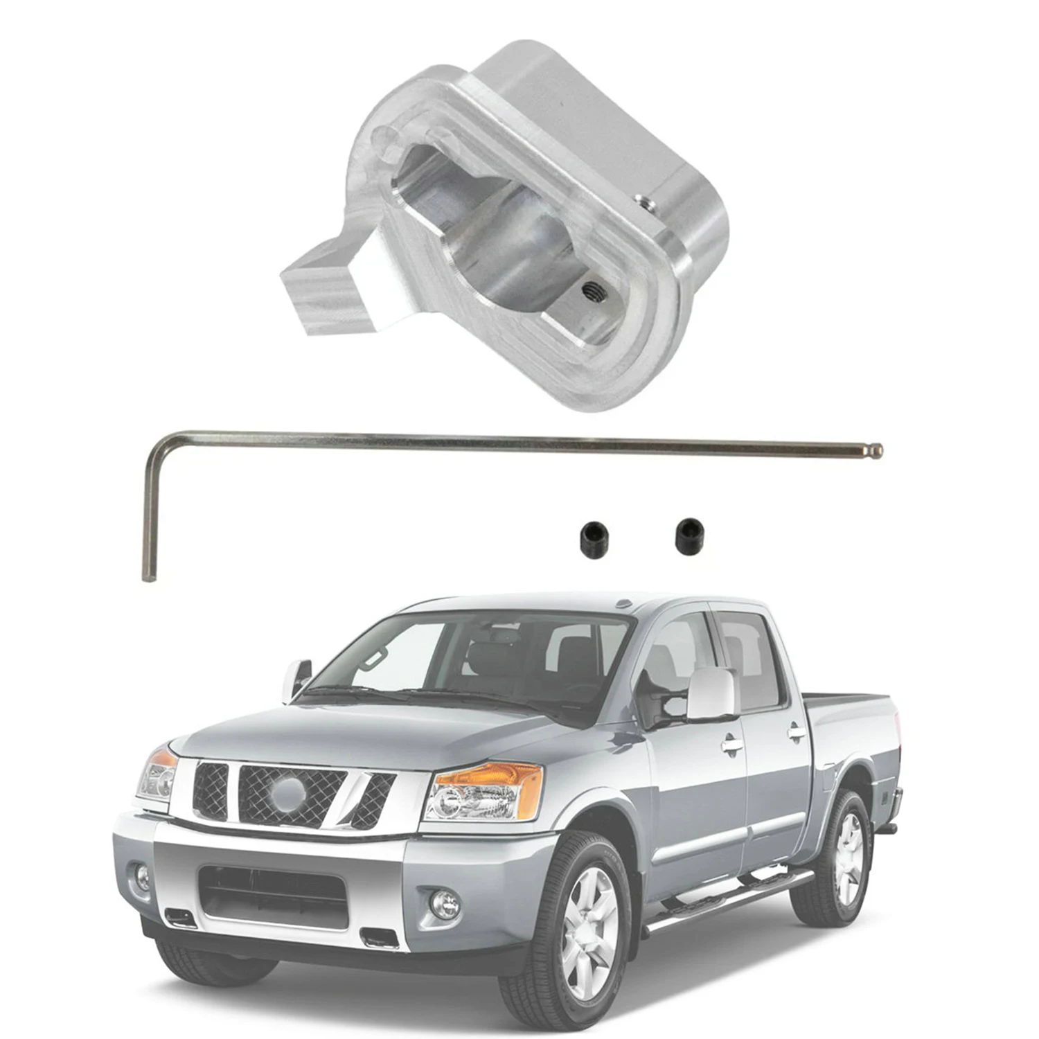 1set Aluminum Tailgate Hinge Bushing Upgraded Kit For Nissan Titan Pickup 2005-2024 New Car Accessories