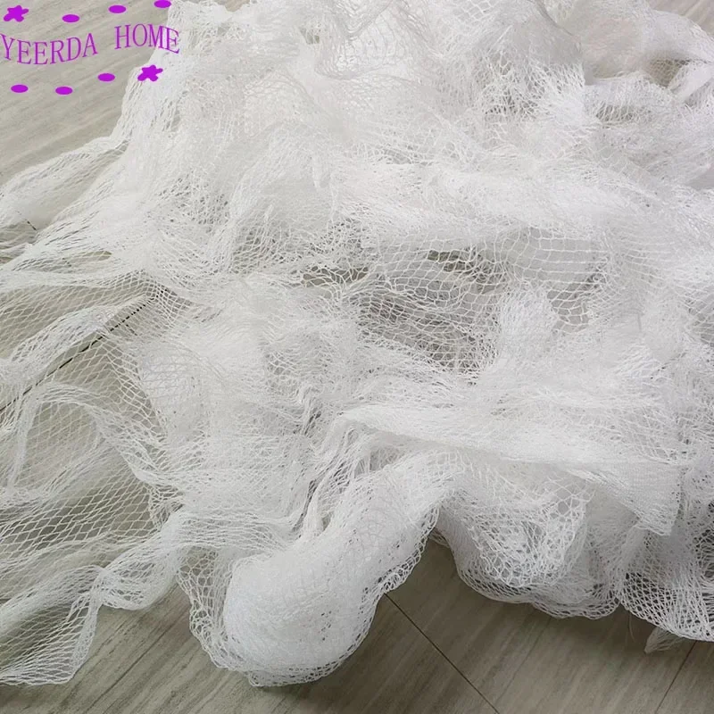 1PCS 8mm White HDPE Anti-Hail Net, Heavy Duty Garden Protection Netting for Orchard, Vineyard & Agriculture