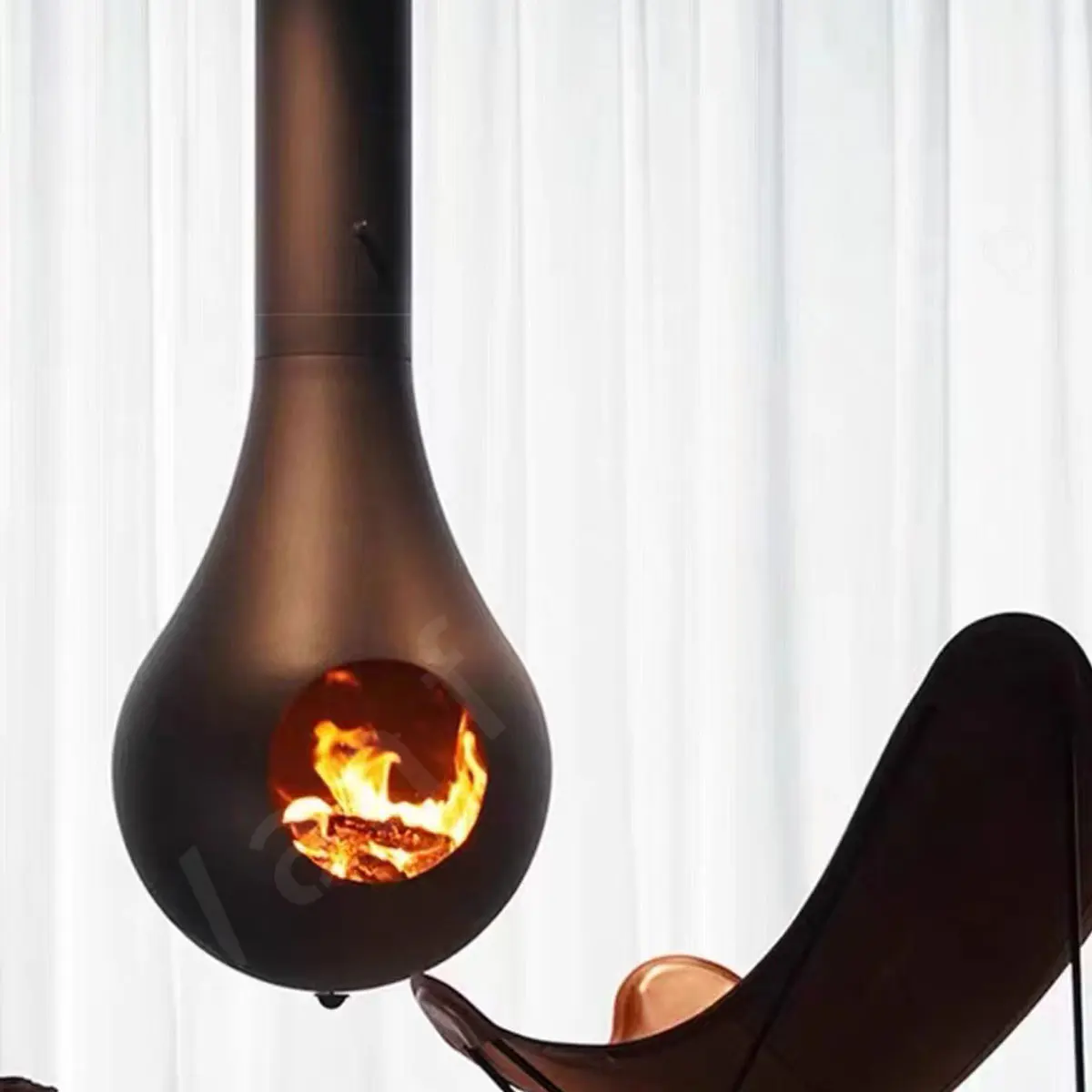 

【Hot】Hanging Fireplace Indoor Log Burner Wood Burner Burning Stove Hanging Wood Fireplace Indoor Hanging Fireplace