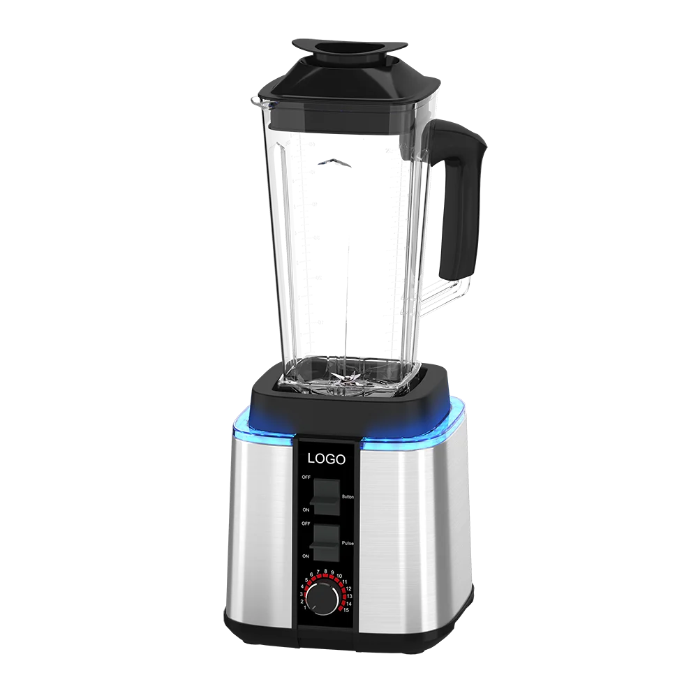 

New Design LED Heavy Duty Commercial Kitchen Household Fresh Fruit Juicer Electrical Smoothie Mixer Blender