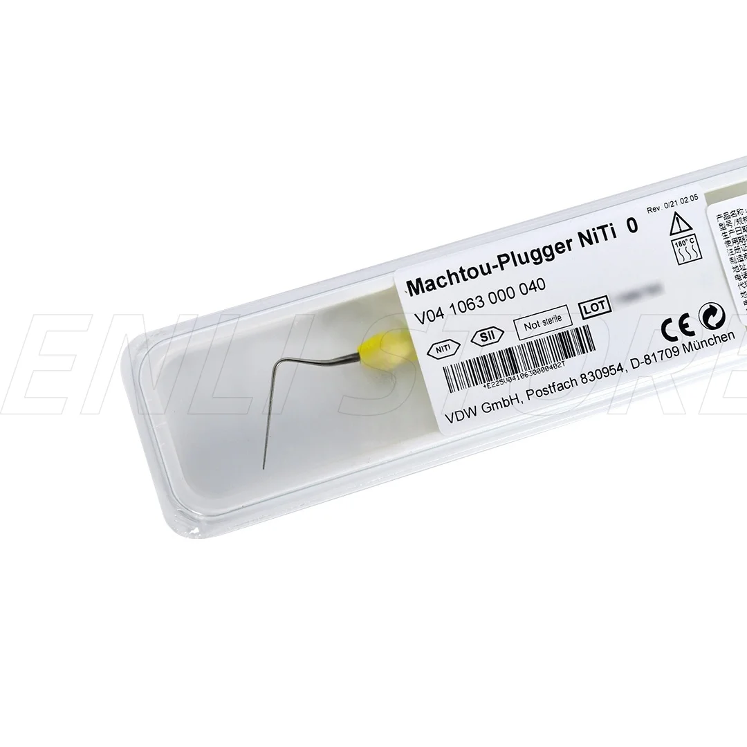

VDW Machtou Plugger Dental Vertical Condenser - Root Canal Obturation, Heat/Cold Gutta Percha, ISO Sizes 0.4-1.4mm,