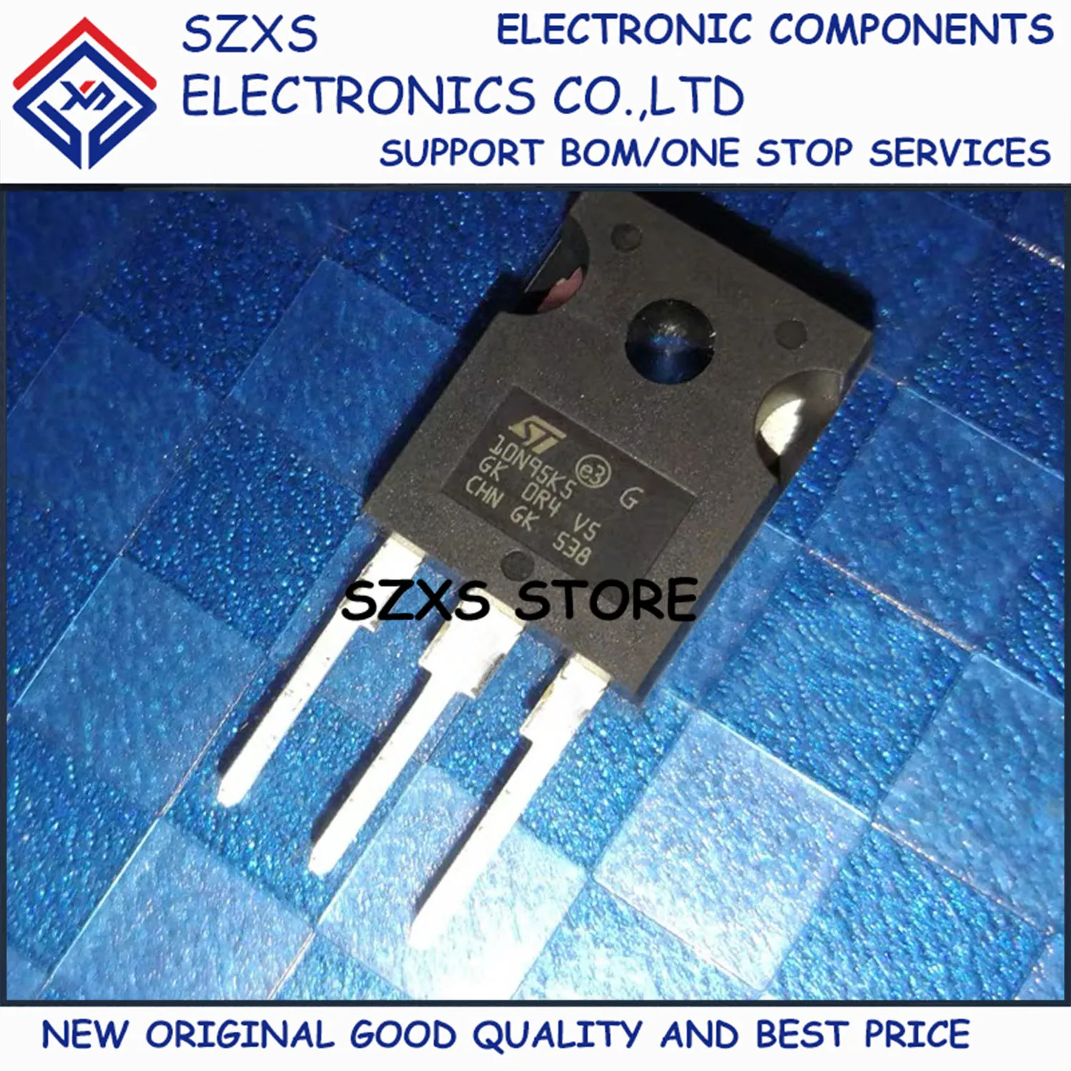 

New Original 10Pcs STW10N95K5 10N95K5 TO-247 950V 8A MOSFET Field Effect Transistor In Stock Electronic Components Good Quality
