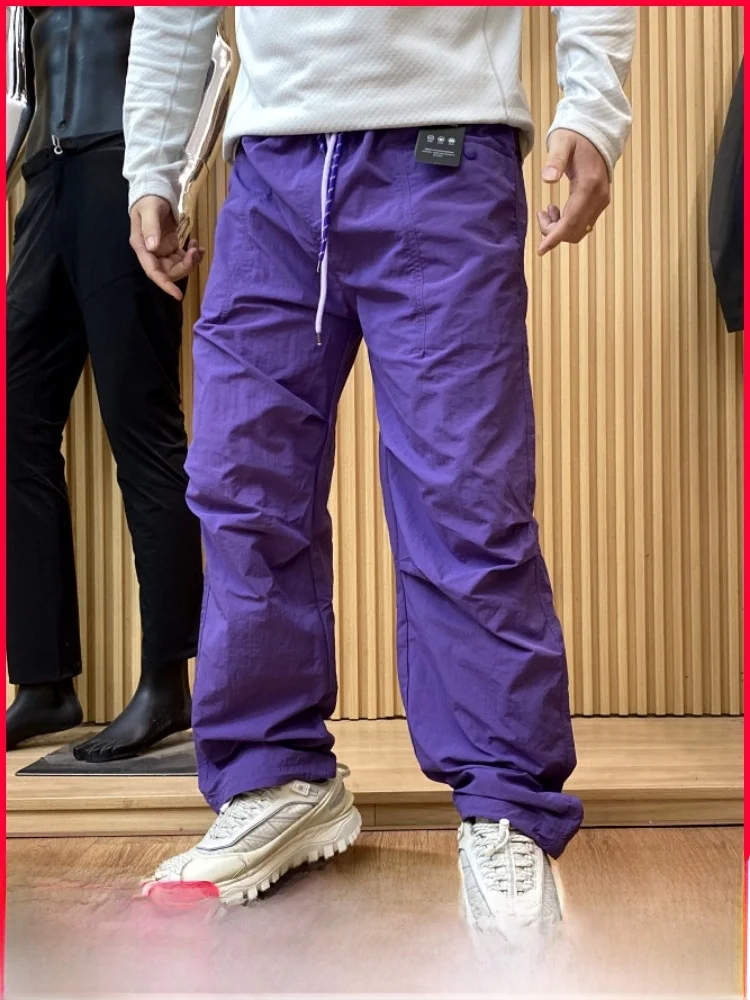 

Ветрозащитные водонепроницаемые походные брюки для активного отдыха, парные, в стиле парашютиста, повседневные, свободного кроя, из дышащей нейлоновой ткани