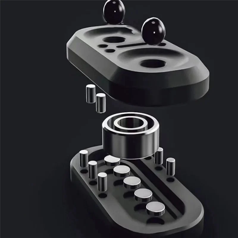 AS96-Owl Fidget rotation curseur EDC adulte métal Fidget anxiété soulagement du stress