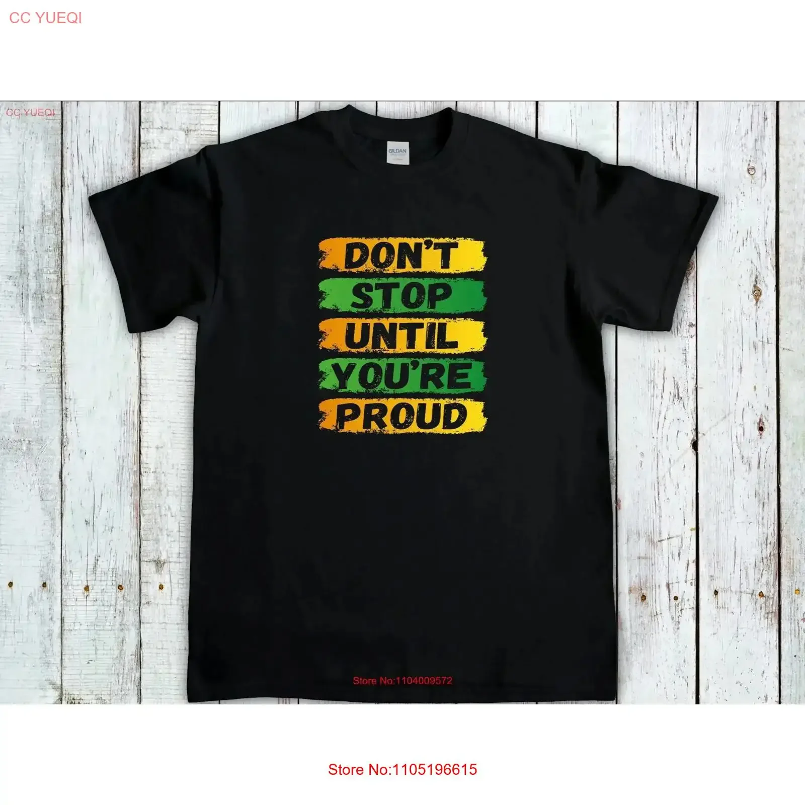 Dont Stop Until Your Proud Motivational Quote Inspiration Saying T Shirt Kindness Matters Self Care Positive Mindfullness