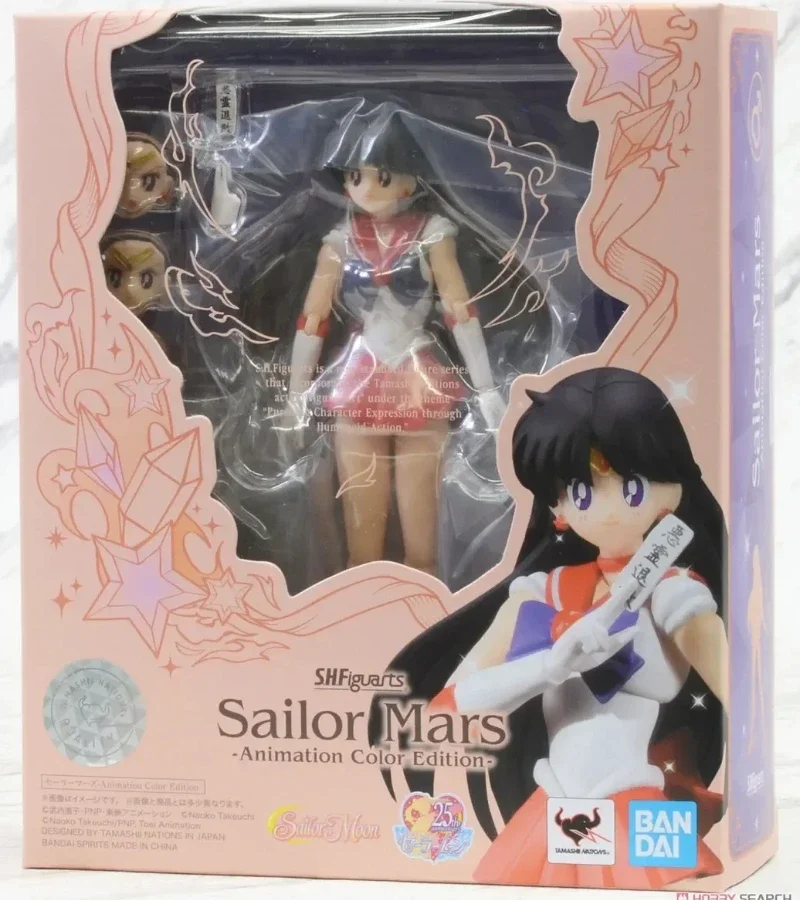 W magazynie BB oryginalny Bandai SHFiguarts Sailor Moon Mars Heino Rei Michiru rysunek Anime oryginalne zabawki modele akcji