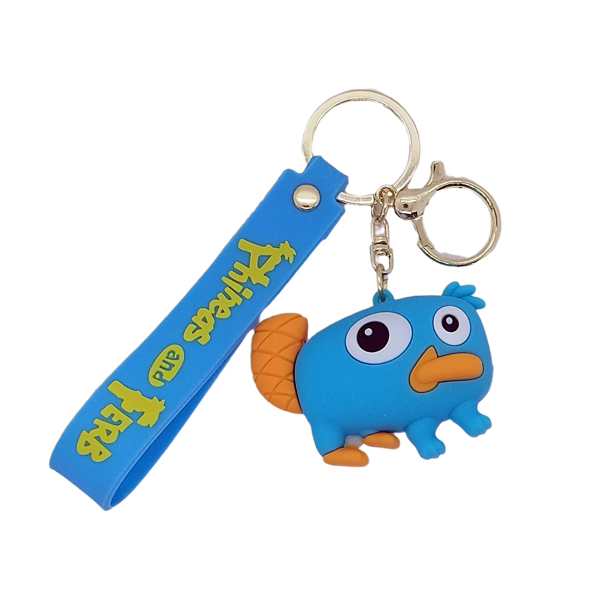 Cartoon Figure Fei Brother with Small Buddha Key Chain Pendant Bag Car Key Chain Accessories