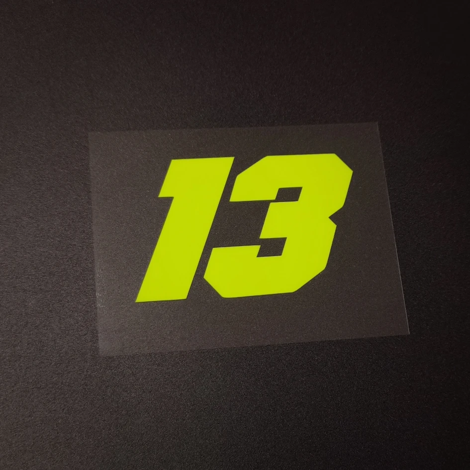 

Motorcycle Number Body Modification stickers Waterproof Reflective Decal